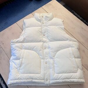 Madhappy White Puffer Vest